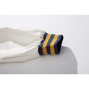 Chaqueta Varsity de Estilo Preppy para Hombre, Tejido de Lana, Reversible, Cuello Alto, Corte Regular, Sin Capucha, Manga Tejida, Invierno - Product Image 1