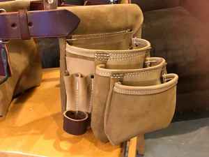 Sac à outils en cuir véritable 100% - Robuste - Couleur unie - Logo personnalisé - Prix de gros d'usine - Support OEM - Sac à outils en cuir - Product Image 5