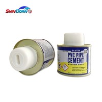 Vente en gros 100 ml PVC solvant colle pour tuyaux de ciment avec applicateur à brosse