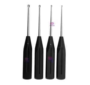 Pinza manual de cureta ósea con mango de plástico negro, instrumentos quirúrgicos ortopédicos para columna vertebral, certificado MOL para uso cervical MEDICAB - Product Image 4