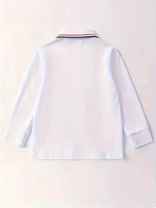 Uniformes Escolares, Camisa Polo de Manga Larga para Niño, Blusa Blanca para Primaria, Moderna y Elegante para Niños - Product Image 5