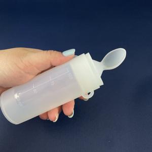 Cuchara Dispensadora de Alimentos de Silicona para Bebés, Cuchara Exprimible para Niños y Niñas Pequeños - Product Image 3