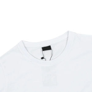 T-shirt décontracté pour femme en gros, série Signature, tons pastel avec broderie minimaliste sur la poitrine, logo personnalisé, Sialkot Gear - Product Image 3