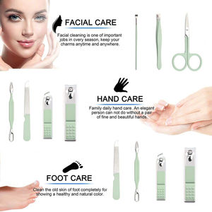 Travel <b>Nail</b> Care Kit Compact Manicure Pedicure <b>Tools</b> Set High Quality Manicure Pedicure Kit <b>Nail</b> <b>Tools</b> With Case Multi Function - Product Image 4