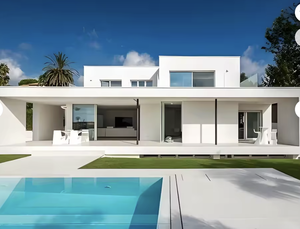 Villa Prefabricada de Lujo de 240 Metros Cuadrados, de Dos Pisos, con 4-5 Dormitorios, Estilo Moderno de Mediados de Siglo, <span class=keywords><strong>Casa</strong></span> Contenedor con Paneles Sándwich, Hotel - Product Image 5