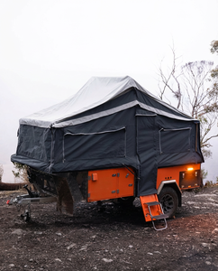 Remorque de camping tout-terrain légère et luxueuse 4x4, pliable vers l'avant, avec plancher rigide, suspension indépendante et cuisine - Product Image 1