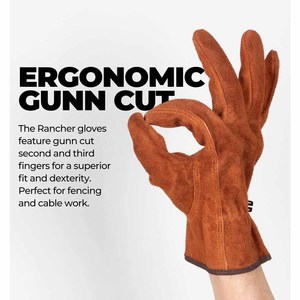 Top Quality Cowhide Split Leather <b>Driver</b> <b>Gloves</b> Soft & Comfortable Heavy Duty Abrasion Resistant Constriction Gardening <b>Gloves</b> - Product Image 2