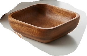 Cuenco de Madera Pulida con Pedestal, Cuenco de Madera de Mango para Servir y Mezclar, Ecológico, Hecho a Mano, para Frutas, Ensaladas, Hogar, Bodas, Mesa de Comedor - Product Image 6