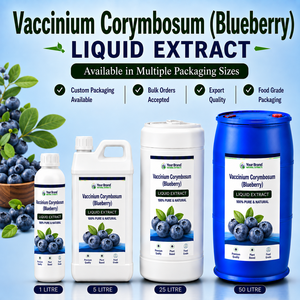Extracto Líquido de Arándano (Vaccinium Corymbosum), Suplemento Herbal de Grado Alimenticio a Base de Plantas, Empaque a Granel, Etiqueta Personalizada - Product Image 1