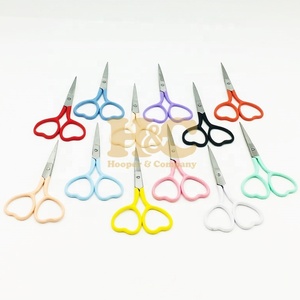 High Quality Mini Sharp Straight Blade Heart Beauty Ceramic Handle Stainless Steel <b>Cuticle</b> <b>Scissors</b> Solid Pink Wholesale Price - Product Image 6