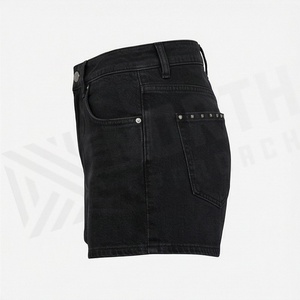 Shorts de Mezclilla Casuales Premium para Mujer, Pantalones Formales a Media Pierna, Fantástica Ropa de Verano con Técnicas de Lavado, Moda Urbana de Calidad - Product Image 3