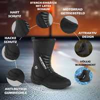Bottes de moto tout-terrain YASH SPORTS YS-MB-018 personnalisées, imperméables, en tissu 120g, toutes saisons, unisexes, chaussures de motard