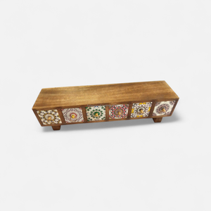 Boîte de rangement en bois à 6 tiroirs empilable pour petits objets, rangement vertical et horizontal, pour bijoux, médicaments - Product Image 2