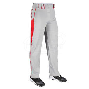 Pantalon de baseball respirant de haute qualité, couleur unie, vêtements d'entraînement, pantalon de baseball grande taille le plus vendu - Product Image 3