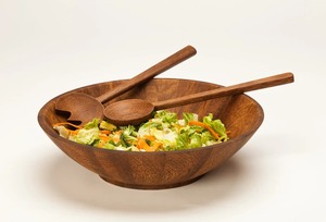 Tazón de madera multiusos hecho a mano con madera de Sheesham para pasta, arroz, frutas secas, ensalada, del mercado de exportación de la India. - Product Image 6
