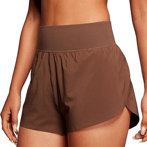 <b>Women's</b> Sporty <b>Skorts</b> High Waist Elastic Waist Solid Color Knitted Breathable Regular Fit White - Product Image 3
