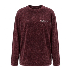 Camisetas Personalizadas al por Mayor para Mujer, Camisetas Extra Grandes de Algodón Grueso con Lavado Ácido, Camisetas Vintage con Diseño Gráfico Personalizado - Product Image 1