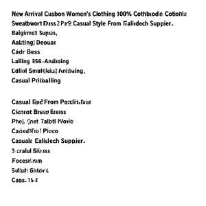Nueva Llegada, Ropa Personalizada para Mujer, Sudadera con Capucha 100% Algodón, Vestido de 2 Piezas, Estilo Casual, de Proveedor de Bangladesh - Product Image 3