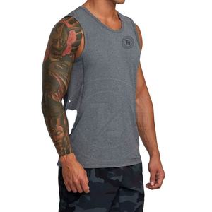 Camiseta sin Mangas para Hombre, Cuello Redondo, Tejido Transpirable de Algodón/Poliéster, Informal, Deportiva, Ligera y de Secado Rápido, Superventas - Product Image 2