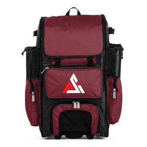 Sac d'équipement de baseball personnalisé avec logo, grande capacité, imperméable, en polyester, pour matériel de receveur, entraînement, voyage, extérieur - Product Image 1