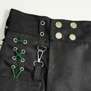 Kilt écossais hybride traditionnel et moderne noir et vert pour homme avec poches latérales amovibles 2026 - Product Image 4