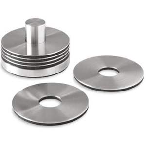 Wholesale Bulk <b>Stainless</b> <b>Steel</b> Drink Coasters, Rust-Proof Metal Beverage Mats for Pub & Bar, Durable Round <b>Table</b> Protector Set - Product Image 6