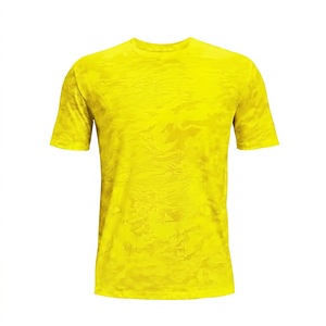 T-shirt pour homme à manches courtes, col rond, tie-dye, coupe ample, en coton tricoté, décontracté, respirant, séchage rapide, écologique, imprimé blanc, 180 g/m² - Product Image 3