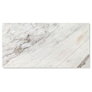 12*24 Baldosas de Mármol Blanco Pulido, Piedra Natural para Pared y Suelo, Mármol Natural Premium - Product Image 1