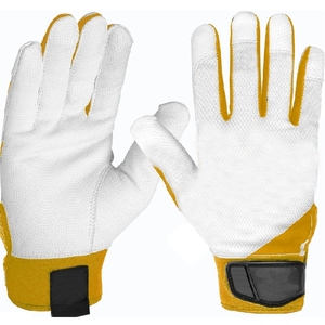 High Quality Professional Soft Leather <b>Baseball</b> Batting Gloves Non Slip Lightweight Unisex Youth Adult Hot Selling - Product Image 1