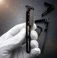 Clip de ceinture tactique pour étui Kydex, clip de ceinture robuste en acier inoxydable compatible avec le holster K-Clip