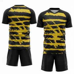 Conjunto de Uniforme de Fútbol Sublimado con Logotipo Personalizado, Uniformes de Entrenamiento de Secado Rápido, Equipación de Club, Estilo Retro, Corte 100% Automatizado - Product Image 3