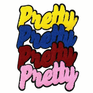 Parche Bordado de Chenilla con Diseño Clásico y Borde Adhesivo Merrow para Ropa, Chaquetas, Sudaderas, Bolsos y Accesorios - Product Image 4