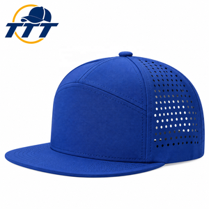 Casquette de golf personnalisée à 7 panneaux, logo personnalisé découpé au laser, respirante, imperméable, casquette snapback tendance, vente en gros, fabricant vietnamien OEM ODM - Product Image 2
