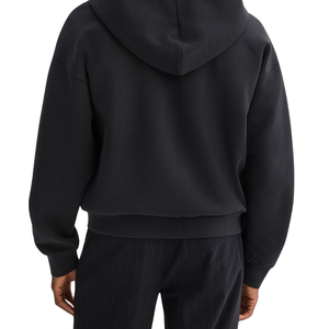 Sweat à capuche unisexe zippé en polaire douce, veste à fermeture éclair intégrale, streetwear décontracté, confortable pour l'hiver, brodé, ODM - Product Image 6