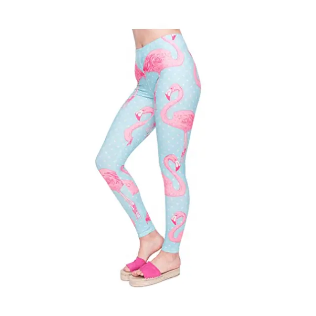 Venta caliente Material de verano de alta calidad Leggings impresos personalizados disponibles para mujeres a precios baratos