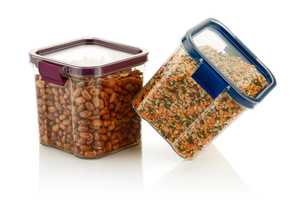 Zenara BPA Free Glass Food Storage Containers 2 Piece Set Secure Locking Flip Top Lids Leak-Proof <b>Microwave</b> Freezer Machine - Product Image 4