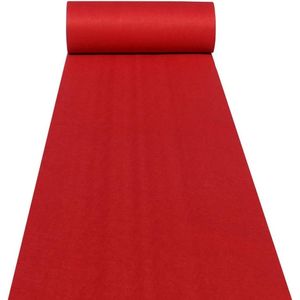Alfombra de pasillo de 2 mm con bucle rojo para ceremonias de boda y eventos - Product Image 2