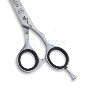 Ciseaux professionnels pour la coupe des cheveux, en acier inoxydable, pointe acérée, pour droitiers, manche long, outils de salon - Product Image 3