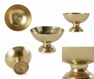 Fantaisie moderne luxe coulée aluminium coulée bol de fruits émail Vintage classique ton or bol de fruits luxe moderne bol Royal - Product Image 6