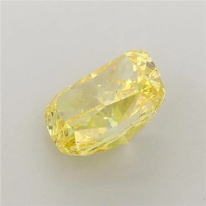 Diamant fantaisie jaune de 2,00 carats, taille coussin, VS1, cultivé en laboratoire IGI, en vrac, prix d'usine, vente en gros pour la fabrication de bijoux - Product Image 2