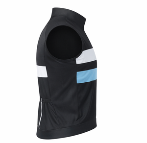 Gilet de cyclisme imperméable coupe-vent pour hommes, veste de vélo sans manches ultralégère, vêtements de sport de plein air - Product Image 5