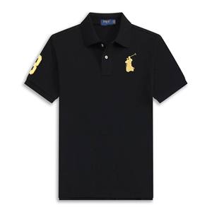 Polo à manches courtes pour homme, été, haut de gamme, 100% coton pur, logo de marque personnalisé, broderie, design, vente en gros, t-shirt de sport - Product Image 2