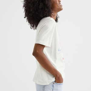 High Quality New Arrival Short Sleeves Drop Shoulder <b>Loose</b> Fit Customized Logo Crew Neck Solid Color <b>Women</b> T-<b>Shirt</b> - Product Image 3