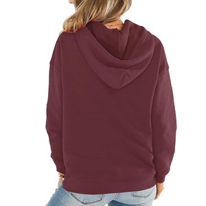 Vente en gros ABDULLAH APPARELS Nouveau design Hiver Vintage ODM Imprimé Vêtements décontractés Pulls à capuche pour femmes Haute qualité Couleur unie - Product Image 2