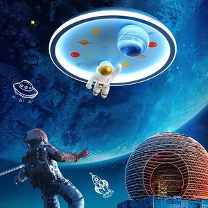 Kinderzimmer Decken leuchte Kreative Astronaut Raumfahrer-Design Hängelampe Moderne dimmbare LED-Decken leuchte für Kinderzimmer - Product Image 1