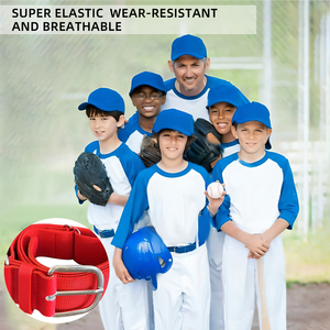 KyzoFire Industry <b>Elastic</b> Sports <b>Belt</b> Adjustable Stretch Waist <b>Belt</b> Heat-Transfer Printed Durable Athletic <b>Belt</b> for Baseball - Product Image 5