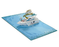 Vente en gros de cartes de vœux 3D faites à la main pour la fête des pères du Vietnam HMG Popup Paper