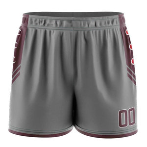 กางเกงขาสั้นฟุตบอลแฟชั่นแนวสตรีทสำหรับฤดูหนาว ผลิตจากผ้าโพลีเอสเตอร์ใหม่ ดีไซน์พิมพ์ลายตามสั่ง สีและโลโก้ปรับแต่งได้ - Product Image 4