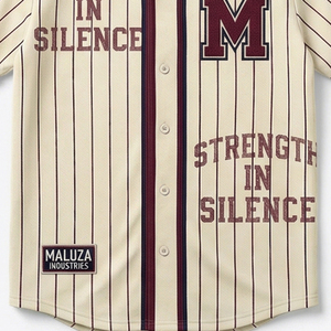Custom <b>Heat</b>-Transfer Printed Baseball Jersey Short Breathable Urban Fashion Sports Team Wear MALUZA INDUSTRIES UPF 50 Protection - Product Image 2