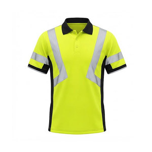 เสื้อโปโลสำหรับทำงานของผู้ชาย เสื้อแขนสั้นคอปก ผ้าระบายอากาศได้ดี สวมใส่สบาย เหมาะสำหรับพนักงานออฟฟิศ ชุดทำงานประจำวัน - Product Image 1